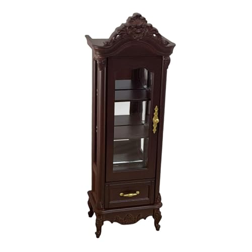 Sharplace Puppenhaus-Simulation, Weinschrank kann geöffnet Werden, für Puppen, Szenenzubehör, Desktop-Ornament, Feengarten-, Möbel-Requisiten, Einzeln Dunkelbraun Sharplace Puppenhaus-Simulation, Weinschrank kann geöffnet Werden, für Puppen, Szenenzubehör, Desktop-Ornament, Feengarten-, Möbel-Requisiten, Einzeln Dunkelbraun von Sharplace