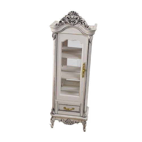 Sharplace Puppenhaus-Simulation, Weinschrank kann geöffnet Werden, für Puppen, Szenenzubehör, Desktop-Ornament, Feengarten-, Möbel-Requisiten, Einzeln Weiß Sharplace Puppenhaus-Simulation, Weinschrank kann geöffnet Werden, für Puppen, Szenenzubehör, Desktop-Ornament, Feengarten-, Möbel-Requisiten, Einzeln Weiß von Sharplace