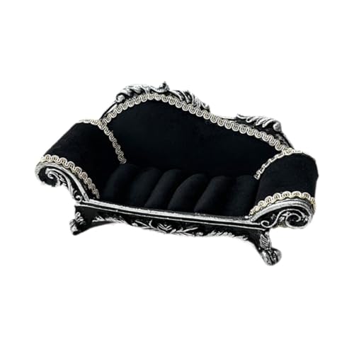 Sharplace Puppenhaus-Sofa-Modell, Mikrolandschaft, Lebensszene, Heimornamente, Schmuckaufbewahrung, Sofa, schattierter Ringhalter, Miniaturmöbel, Doppelsofa Sharplace Puppenhaus-Sofa-Modell, Mikrolandschaft, Lebensszene, Heimornamente, Schmuckaufbewahrung, Sofa, schattierter Ringhalter, Miniaturmöbel, Doppelsofa von Sharplace