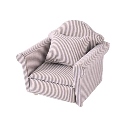 Sharplace Puppenhaus-Sofa im Maßstab 1/12, realistisch, klassisches Schlafzimmer, Mikroszene, Ornament, Puppenhaus-Dekoration, Miniaturmöbel, dekorativ, Style A Sharplace Puppenhaus-Sofa im Maßstab 1/12, realistisch, klassisches Schlafzimmer, Mikroszene, Ornament, Puppenhaus-Dekoration, Miniaturmöbel, dekorativ, Style A von Sharplace