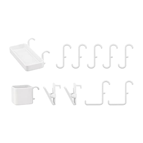 Sharplace Puppenhaus Wandregal für Miniaturküchenmöbel - Platzsparende Aufbewahrungslösung, Weiß von Sharplace
