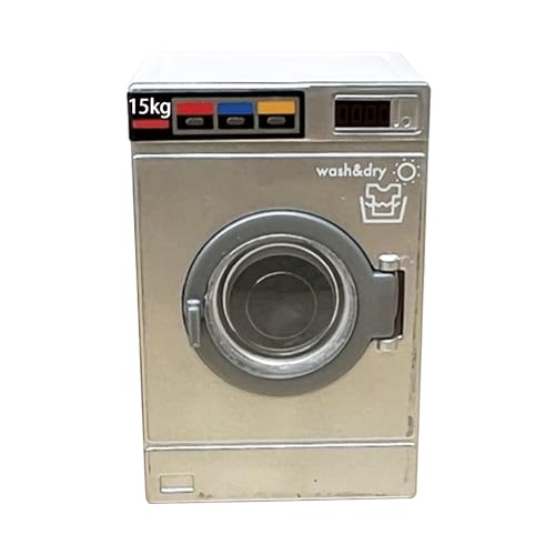 Sharplace Puppenhaus Waschmaschine 1:12 Haushaltsgerät Waschmaschine für Requisiten von Sharplace