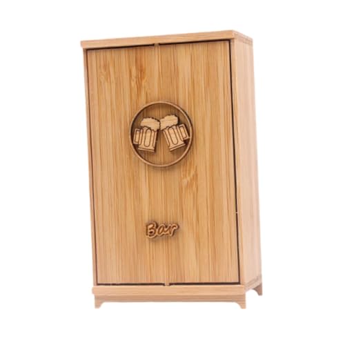 Sharplace Puppenhaus Weinzimmer Set, Puppenhaus Zubehör aus Holz, Puppenhaus Accessoire Dekoration Puppenhaus Spielszene Dekor, Sharplace Puppenhaus Weinzimmer Set, Puppenhaus Zubehör aus Holz, Puppenhaus Accessoire Dekoration Puppenhaus Spielszene Dekor, von Sharplace