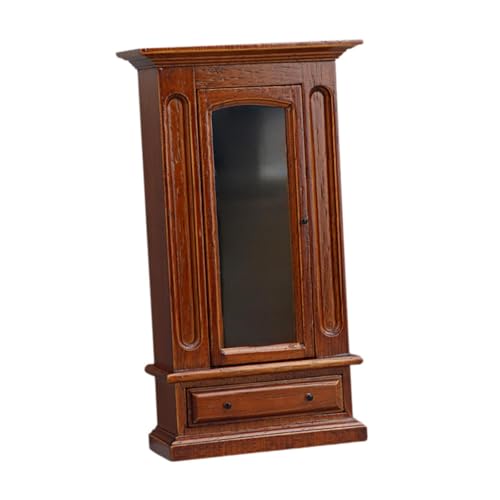 Sharplace Puppenhausmöbel, Puppenhauszubehör, Kleiderschrank, Vintage-Dekorschrank, Mini-Mikrolandschaftsdekor, Foto-Requisite, Maßstab 1:12 Sharplace Puppenhausmöbel, Puppenhauszubehör, Kleiderschrank, Vintage-Dekorschrank, Mini-Mikrolandschaftsdekor, Foto-Requisite, Maßstab 1:12 von Sharplace