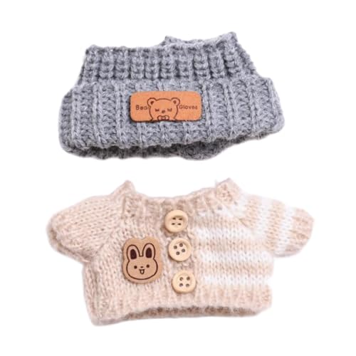 Sharplace Puppenkleidung, Puppenoutfit, weiche Dekoration, handgefertigter Pullover und Kopfbedeckung, Puppenzubehör für Foto-Requisiten, DIY-Basteln, Braun Sharplace Puppenkleidung, Puppenoutfit, weiche Dekoration, handgefertigter Pullover und Kopfbedeckung, Puppenzubehör für Foto-Requisiten, DIY-Basteln, Braun von Sharplace