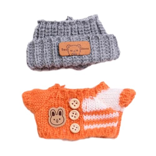 Sharplace Puppenkleidung, Puppenoutfit, weiche Dekoration, handgefertigter Pullover und Kopfbedeckung, Puppenzubehör für Foto-Requisiten, DIY-Basteln, Orange Sharplace Puppenkleidung, Puppenoutfit, weiche Dekoration, handgefertigter Pullover und Kopfbedeckung, Puppenzubehör für Foto-Requisiten, DIY-Basteln, Orange von Sharplace