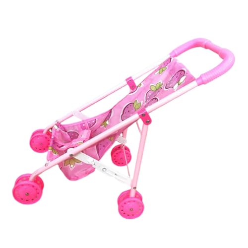 Sharplace Puppenwagen, Miniatur-Schiebewagen, Lernaktivitäten, Rollenspiele, Geschenke, Zubehör, faltbar, Rosa, für Mädchen, Rollenspiele, Erdbeere Sharplace Puppenwagen, Miniatur-Schiebewagen, Lernaktivitäten, Rollenspiele, Geschenke, Zubehör, faltbar, Rosa, für Mädchen, Rollenspiele, Erdbeere von Sharplace