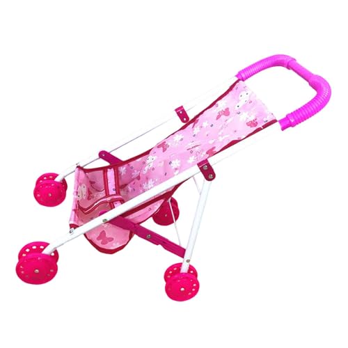 Sharplace Puppenwagen, Miniatur-Schiebewagen, Lernaktivitäten, Rollenspiele, Geschenke, Zubehör, faltbar, Rosa, für Mädchen, Rollenspiele, Schmetterling Sharplace Puppenwagen, Miniatur-Schiebewagen, Lernaktivitäten, Rollenspiele, Geschenke, Zubehör, faltbar, Rosa, für Mädchen, Rollenspiele, Schmetterling von Sharplace