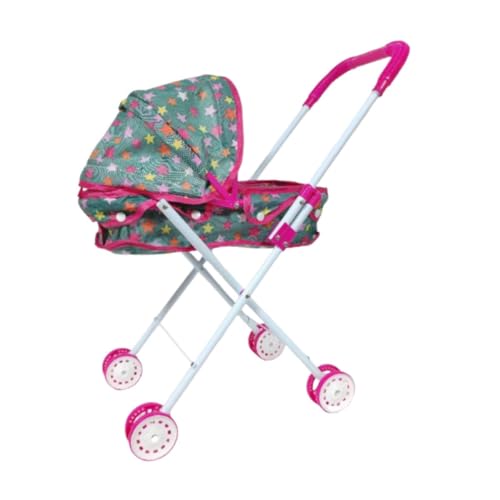 Sharplace Puppenwagen-Kollektion, Puppenwagen-Kollektion, fördert Entwicklungsfähigkeiten, Simulations-Kinderwagen-Spielzeug, faltbar, für Rollenspiele zu Hause, Sternmuster Sharplace Puppenwagen-Kollektion, Puppenwagen-Kollektion, fördert Entwicklungsfähigkeiten, Simulations-Kinderwagen-Spielzeug, faltbar, für Rollenspiele zu Hause, Sternmuster von Sharplace