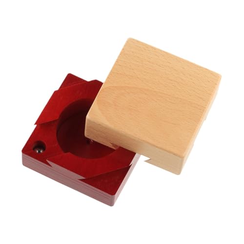 Sharplace Puzzle Box aus Holz zur Aufbewahrung von Gegenständen, Außen 7,3x7,3cmx5cm von Sharplace