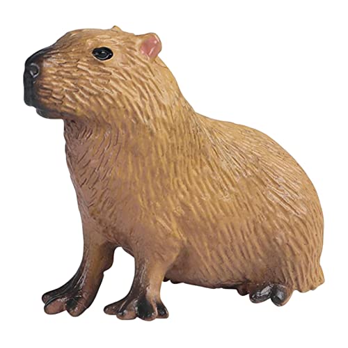 Sharplace Realistische Capybara-Figuren Spielzeug Miniatur-Wissenschafts-Lernspielzeug für Tischplatten-Partybevorzugung von Sharplace