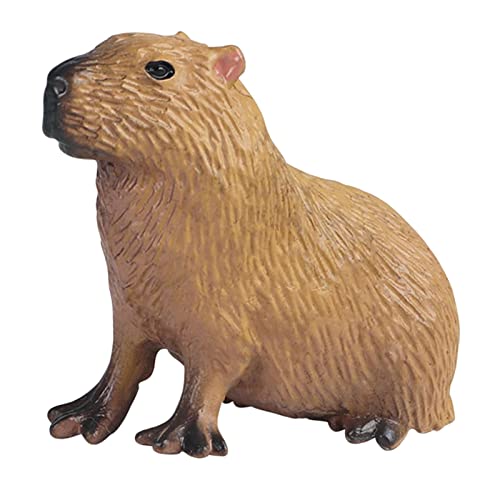 Sharplace Realistische Capybara-Figuren Spielzeug Miniatur-Wissenschafts-Lernspielzeug für Tischplatten-Partybevorzugung von Sharplace