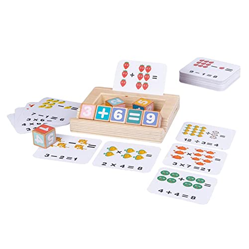 Sharplace Rechtschreibung Spiele Im Alter von 2-4 - 6 - Alphabet Lernen Spiele Holz Anzahl Blöcke Flash Karten für, Mathematik Lernen von Sharplace