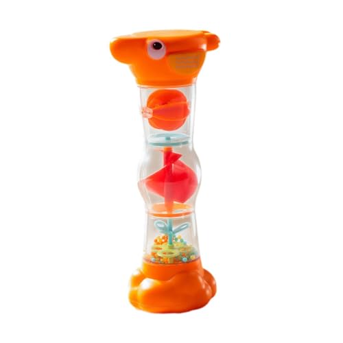 Sharplace Regen-Sound-Röhrenspielzeug für Kleinkinder, Musik, sensorischer Shaker, multifunktional, mit dreifachem Barriere-Design für die Handstärke, 9,4 x 3,9, Orange Sharplace Regen-Sound-Röhrenspielzeug für Kleinkinder, Musik, sensorischer Shaker, multifunktional, mit dreifachem Barriere-Design für die Handstärke, 9,4 x 3,9, Orange von Sharplace