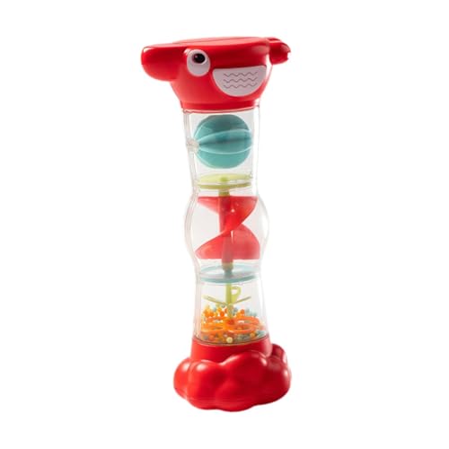 Sharplace Regen-Sound-Röhrenspielzeug für Kleinkinder, Musik, sensorischer Shaker, multifunktional, mit dreifachem Barriere-Design für die Handstärke, 9,4 x 3,9, Rot Sharplace Regen-Sound-Röhrenspielzeug für Kleinkinder, Musik, sensorischer Shaker, multifunktional, mit dreifachem Barriere-Design für die Handstärke, 9,4 x 3,9, Rot von Sharplace