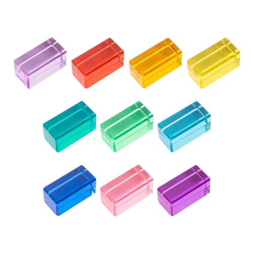 Sharplace Regenbogen-Bausteine-Set, Regenbogen-Acryl-Edelstein-Würfel, Blöcke, sensorisches Spielzeug, sanftes Training, Stapelspielzeug für im, 10 Stück Sharplace Regenbogen-Bausteine-Set, Regenbogen-Acryl-Edelstein-Würfel, Blöcke, sensorisches Spielzeug, sanftes Training, Stapelspielzeug für im, 10 Stück von Sharplace