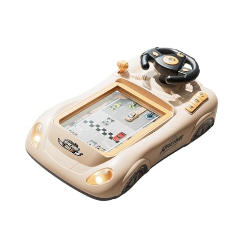 Sharplace Rennwagen-Lenkrad-Spielzeug, Fahrsimulator mit Musik, simulierter Fahrcontroller, Rennwagenspiel von Sharplace