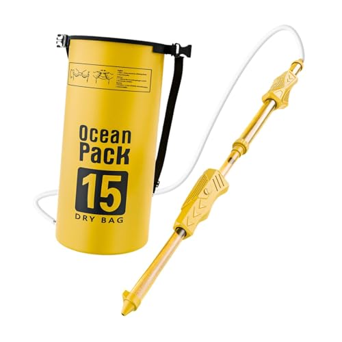 Sharplace Rucksack Wasser Soaker Spielzeug herausholen verstellbares Schultergurt sprühen Spielzeug große Kapazität für Jungen Mädchen Kinder Kinder, Gelb von Sharplace