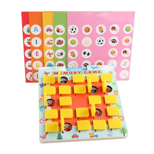 Sharplace Schachbrettspiel aus, Memory-Schachspiel, interaktives pädagogisches Spaß-Familienspiel, Desktop-Spielzeug für Vorschul-Ferienpartys Sharplace Schachbrettspiel aus, Memory-Schachspiel, interaktives pädagogisches Spaß-Familienspiel, Desktop-Spielzeug für Vorschul-Ferienpartys von Sharplace