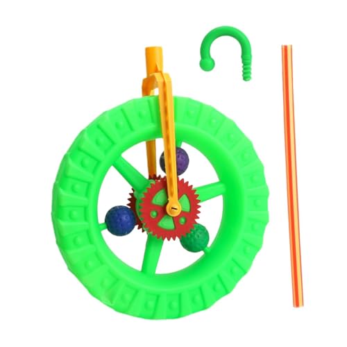 Sharplace Schieberad-Spielzeug, Frühlernspielzeug, klassisches pädagogisches Schiebespielzeug für die frühe Entwicklung zum Laufen, Geschenk für Kinder im Alter, Grün von Sharplace