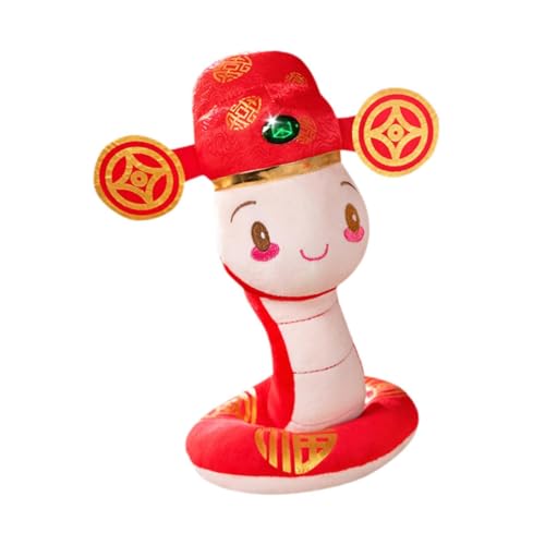 Sharplace Schlangen-Stofftier, Schlangen-Plüsch-Puppen-Ornament, weiches kreatives Tiers pielzeug, Party-Gefälligkeiten für Büro Tisch Frühlings fest, 30cm Sharplace Schlangen-Stofftier, Schlangen-Plüsch-Puppen-Ornament, weiches kreatives Tiers pielzeug, Party-Gefälligkeiten für Büro Tisch Frühlings fest, 30cm von Sharplace