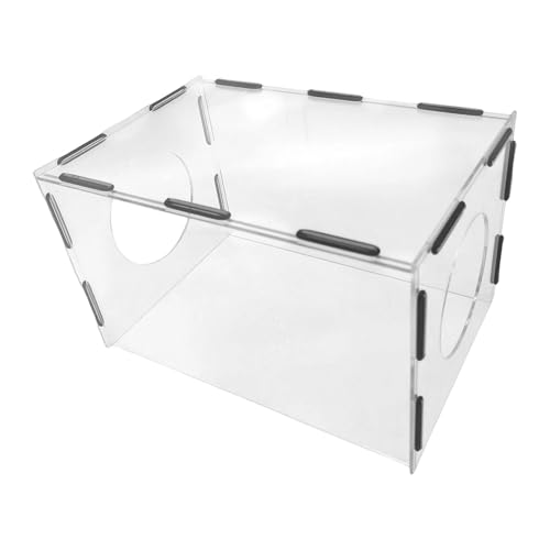 Sharplace Schleifstaubbox, transparente Abdeckung, staubdichter Käfig für Tischplatten, staubdichte Haube zum Polieren, Polieren, verhindert wegfliegenden Staub, 35cmx25cmx25cm Sharplace Schleifstaubbox, transparente Abdeckung, staubdichter Käfig für Tischplatten, staubdichte Haube zum Polieren, Polieren, verhindert wegfliegenden Staub, 35cmx25cmx25cm von Sharplace