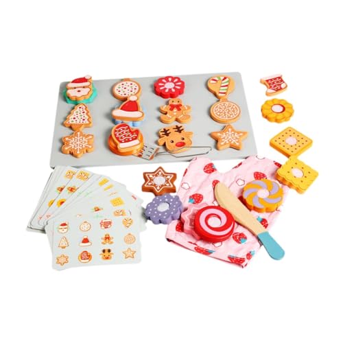 Sharplace Schneiden und Backen von Cookies Rollenspiel Essen Kochen Werkzeuge pädagogisches Spielzeug Geburtstagsgeschenk Jungen Mädchen Küche von Sharplace