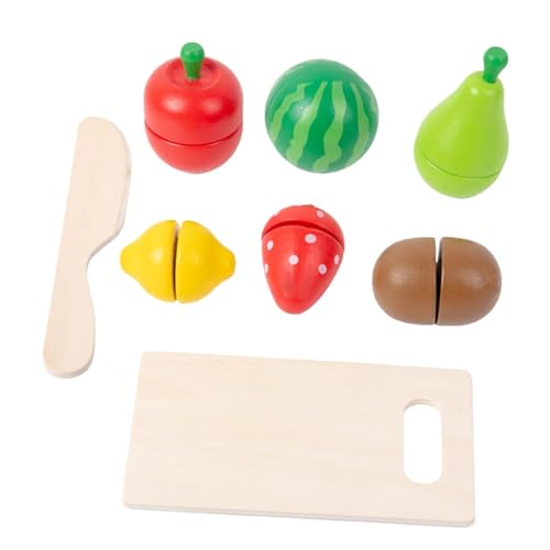 Sharplace Schneidespielzeug für Lebensmittel, frühes Lernspielzeug, Rollenspiel, Küchen-Spielset für Jungen und Mädchen im Vorschulalter ab 3 Jahren, Früchte von Sharplace