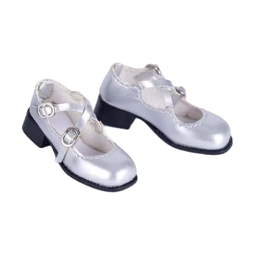Sharplace Schuhe mit niedrigem Absatz, PU-Accessoires, Outfit-Puppen, Anzieh-Accessoire, Bequeme Abendschuhe, Schuhe für 1/6-Figuren, Argent Sharplace Schuhe mit niedrigem Absatz, PU-Accessoires, Outfit-Puppen, Anzieh-Accessoire, Bequeme Abendschuhe, Schuhe für 1/6-Figuren, Argent von Sharplace