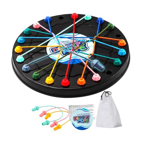 Sharplace Seil Entwanderung Spielzeug frühe Bildung Eltern für Kinder Interaktionstisch Brain Teaser Game Rope Puzzle Game Board für Kinder Mädchen von Sharplace