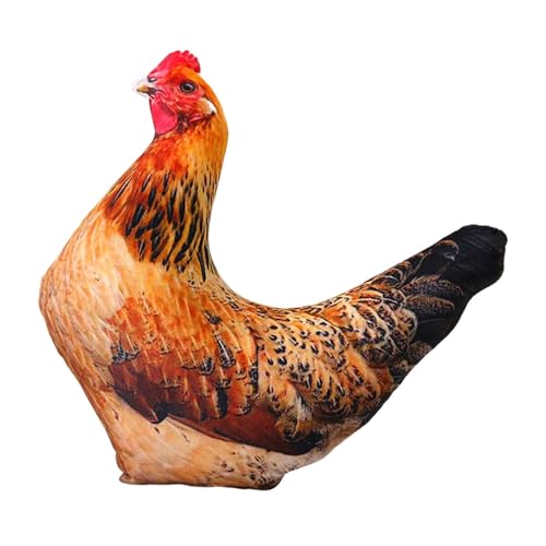 Sharplace Simulation 3D-Tier-Plüschtier, Stofftier, entzückendes, weiches, realistisches Plüschpuppenkissen für Jungen und Mädchen, Geburtstagsgeschenke, Henne Sharplace Simulation 3D-Tier-Plüschtier, Stofftier, entzückendes, weiches, realistisches Plüschpuppenkissen für Jungen und Mädchen, Geburtstagsgeschenke, Henne von Sharplace