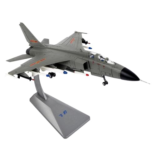 Sharplace Simulation JH7 Flugzeugmodell Retro Fighter Modell, Tischdekoration aus Metall mit Ausstellungsständer für Schlafzimmer, Bücherregal, Bar, Café, 32cmx19cmx22cm von Sharplace