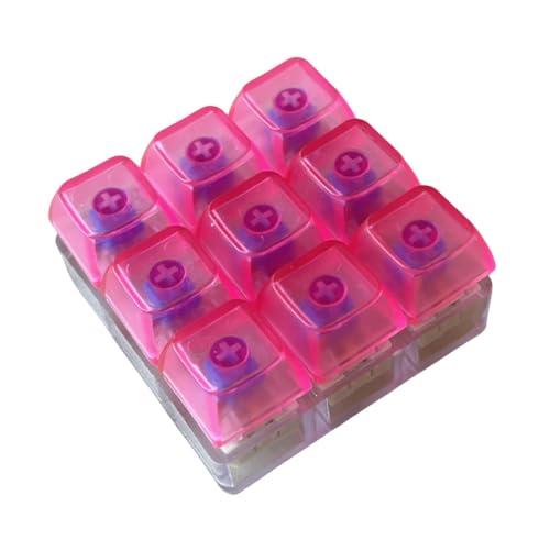 Sharplace Spielzeug, tragbares, vielseitiges Zubehör, mechanische Tasten, Zappel-Schlüsselanhänger für, Büro, Zuhause, Geburtstag, Rosa, 9 Tastaturen Sharplace Spielzeug, tragbares, vielseitiges Zubehör, mechanische Tasten, Zappel-Schlüsselanhänger für, Büro, Zuhause, Geburtstag, Rosa, 9 Tastaturen von Sharplace