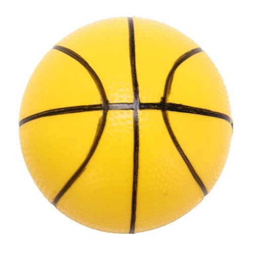 Sharplace Sportball für, Spielplatzball, weiche kleine Bälle, Spielzeug für drinnen und draußen, Geburtstagsgeschenk für, Partytütenfüller, Gelber Basketball von Sharplace