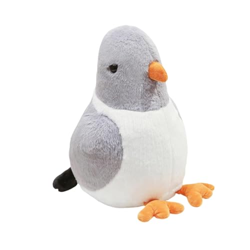 Sharplace Stoffed Animal Pigeon Toy Decoration Collection Soft Birthday Geschenke Home Decor Stuffed Bird für Zuhause Erwachsene, Grau von Sharplace