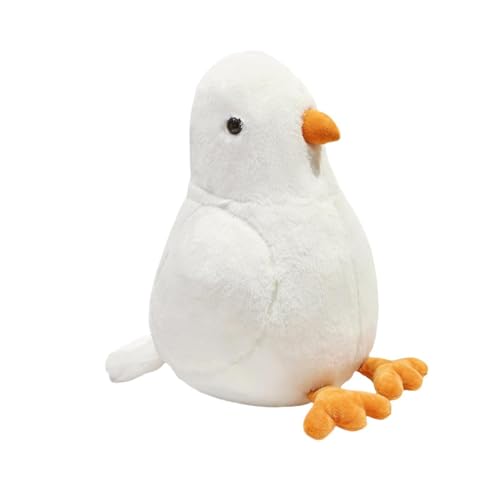 Sharplace Stoffed Animal Pigeon Toy Decoration Collection Soft Birthday Geschenke Home Decor Stuffed Bird für Zuhause Erwachsene, Weiß von Sharplace