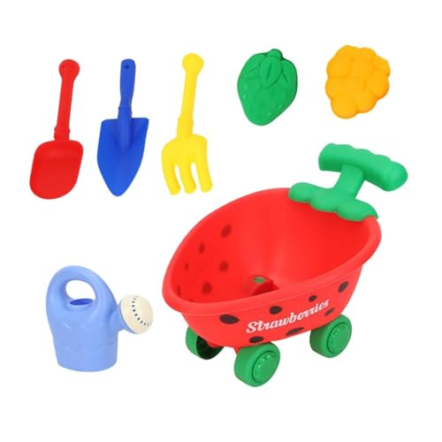 Sharplace Strandsandspielzeug für, Trolley-Auto, praktisches, leichtes Sommer-Rollenspiel-Spielzeug am für Park, Garten, draußen, Strand, Rot Sharplace Strandsandspielzeug für, Trolley-Auto, praktisches, leichtes Sommer-Rollenspiel-Spielzeug am für Park, Garten, draußen, Strand, Rot von Sharplace
