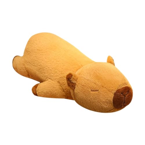 Sharplace Tierisches Stofftier, Plüsch-Capybara-Puppe, umarmendes Dekor-Ornament, Capybara-Kissen für Wohnzimmer, Klauenmaschine, Zuhause, vor dem von Sharplace