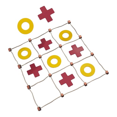 Sharplace Toe Game Noughts and Crosses Xo Toy Funnive Interactive Game Xo Schachbrettspiel für Backyard Travel Party bevorzugt Geschenke von Sharplace