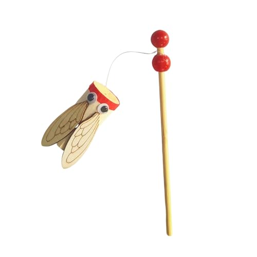 Sharplace Traditionelles chinesisches Holzzikaden-Spielzeug, lustiges wissenschaftliches Experiment, pädagogisches Spielzeug für Jungen und Mädchen von Sharplace