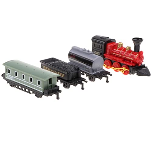Sharplace Train Toy Druckguss Pull Back Train Modell Set Kinderspielzeug Geschenk von Sharplace