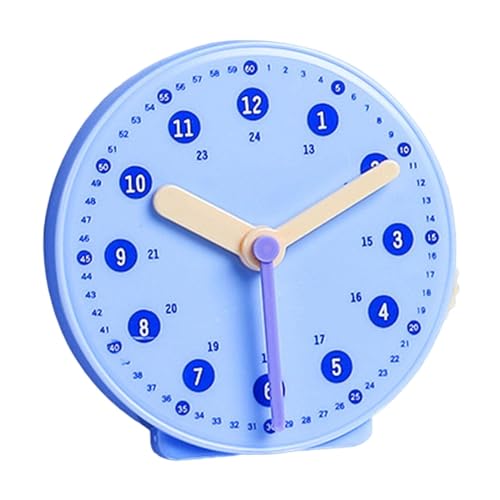 Sharplace Uhr, Kinderspielzeug, Montessori-Uhr zum Lernen der Uhrzeit, Unterrichtsbedarf für den Heimunterricht, Uhr zum Lernen der Uhrzeit für das Spielzimmer, Blau Sharplace Uhr, Kinderspielzeug, Montessori-Uhr zum Lernen der Uhrzeit, Unterrichtsbedarf für den Heimunterricht, Uhr zum Lernen der Uhrzeit für das Spielzimmer, Blau von Sharplace