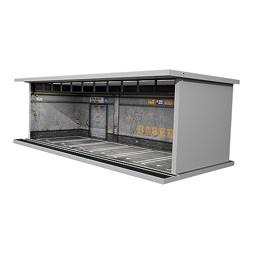 Sharplace Vitrine für Modellautos aus Druckguss im Maßstab 1:64 mit Licht, schützende Garagenvitrine für Sportwagen, Legierungsautos, Spielzeugautos, Geschenke, Lagerhaus Sharplace Vitrine für Modellautos aus Druckguss im Maßstab 1:64 mit Licht, schützende Garagenvitrine für Sportwagen, Legierungsautos, Spielzeugautos, Geschenke, Lagerhaus von Sharplace