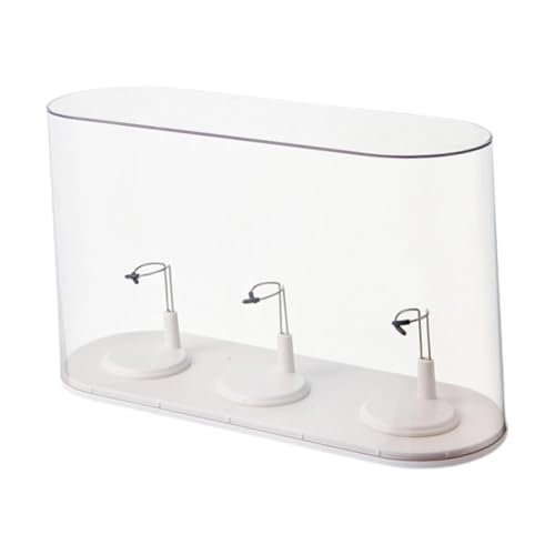 Sharplace Vitrine für Plüschpuppen, Schutzhülle, staubdichte Aufbewahrungsbox für Schreibtisch-Organizer für 5,91 Zoll bis 6,69 Zoll große Puppen-Sammlerstücke, Milchig Weiß Sharplace Vitrine für Plüschpuppen, Schutzhülle, staubdichte Aufbewahrungsbox für Schreibtisch-Organizer für 5,91 Zoll bis 6,69 Zoll große Puppen-Sammlerstücke, Milchig Weiß von Sharplace