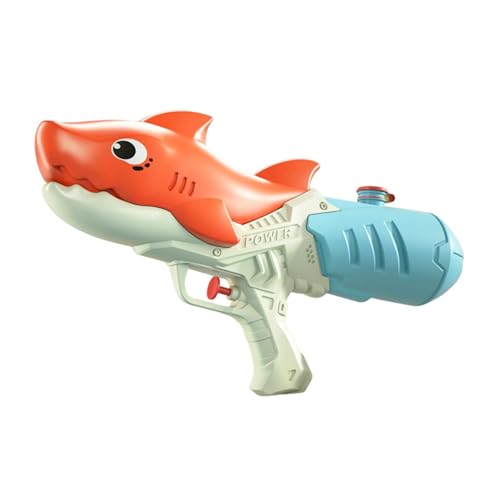 Sharplace Wasserspielzeug, tragbar, leicht, für und Erwachsene, vielseitiges Wasserspiel-Spielzeugzubehör für Sommer-Poolpartys, Strand und Hinterhof, Orange Shark von Sharplace