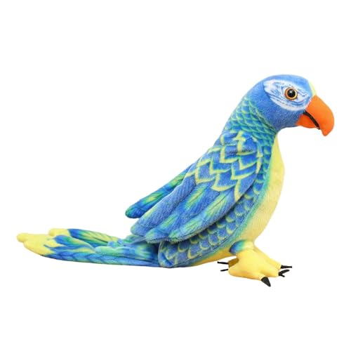 Sharplace Wellensittich-Plüschtier, Plüschvogel, Stofftier, Dekoration, Papagei, Spielzeug, Partygeschenk, für Wohnzimmer, 50 x 26 cm, Blau Sharplace Wellensittich-Plüschtier, Plüschvogel, Stofftier, Dekoration, Papagei, Spielzeug, Partygeschenk, für Wohnzimmer, 50 x 26 cm, Blau von Sharplace