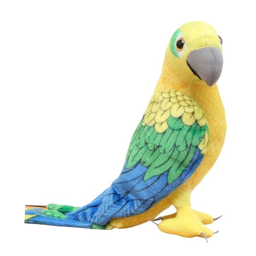 Sharplace Wellensittich-Plüschtier, Plüschvogel, Stofftier, Dekoration, Papagei, Spielzeug, Partygeschenk, für Wohnzimmer, 50 x 26 cm, Gelb Grün Blau Sharplace Wellensittich-Plüschtier, Plüschvogel, Stofftier, Dekoration, Papagei, Spielzeug, Partygeschenk, für Wohnzimmer, 50 x 26 cm, Gelb Grün Blau von Sharplace
