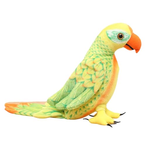 Sharplace Wellensittich-Plüschtier, Plüschvogel, Stofftier, Dekoration, Papagei, Spielzeug, Partygeschenk, für Wohnzimmer, 50 x 26 cm, Gelb Sharplace Wellensittich-Plüschtier, Plüschvogel, Stofftier, Dekoration, Papagei, Spielzeug, Partygeschenk, für Wohnzimmer, 50 x 26 cm, Gelb von Sharplace