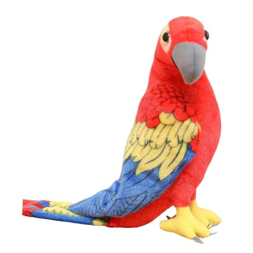 Sharplace Wellensittich-Plüschtier, Plüschvogel, Stofftier, Dekoration, Papagei, Spielzeug, Partygeschenk, für Wohnzimmer, 50 x 26 cm, Rot Blau Gelb Sharplace Wellensittich-Plüschtier, Plüschvogel, Stofftier, Dekoration, Papagei, Spielzeug, Partygeschenk, für Wohnzimmer, 50 x 26 cm, Rot Blau Gelb von Sharplace