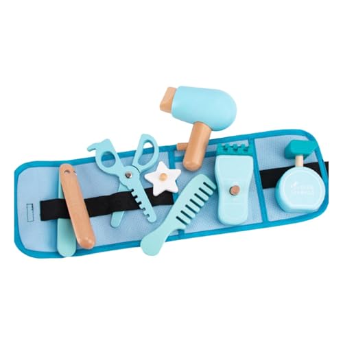 Sharplace -Werkzeuggürtel-Set, Haarstyling-Set, Motorikspielzeug, Rollenspiel, Friseursalon-Spielzeug aus für Partys, Jungen, Vorschule von Sharplace